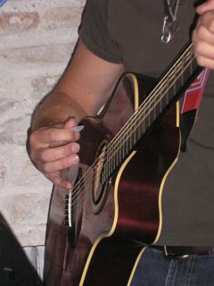 Playing in France (close up)