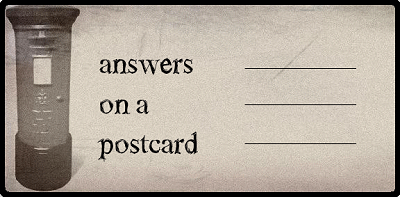 Answers On A Postcard